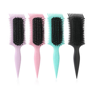 Fabricante OEM, cepillo de pelo rizado de nuevo diseño, cepillo definidor de rizos, peine aplicable, cepillo de pelo rizado para mujeres y hombres - Product Image 3