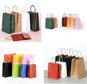 Sacs en papier kraft personnalisés pour la livraison de repas à emporter, sacs en papier kraft brun biodégradables, sacs à emporter de luxe - Product Image 4