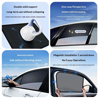 Pare-soleil magnétique personnalisé pour vitres de voiture Subaru Forester SK 2019-2024, rideau en maille pour pare-brise avant 2020 2021 2022 2023
