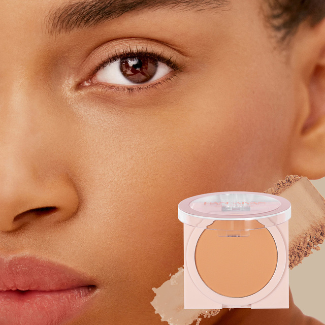 Handaiyan Setting Compact Pressed Powder Oil Control Concealer Long Lasting 12h Face Makeup Coverage Foundation