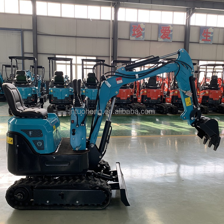 Chinese factory cheap 1 ton 0.8 ton Hydraulic crawler digging micro digger mini excavators