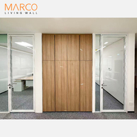 Cloison modulaire en verre moderne avec design personnalisé pour salle de sport extérieure et aménagement de bureau