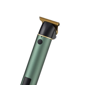 Pearlmax Logo personnalisé USB Poignée en alliage vert Machine à couper les cheveux de salon Allume-cigare Rasoir à barbe Hommes Tondeuses électriques pour cheveux Ensemble de tondeuses - Product Image 5