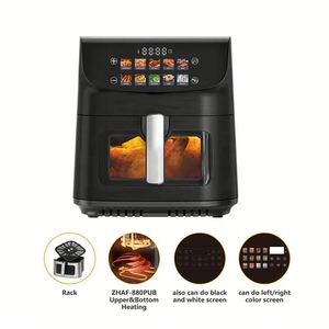 Friteuse à air numérique à grande capacité 9L 10.5L avec écran tactile et fenêtre d'observation, 1800W - Product Image 2
