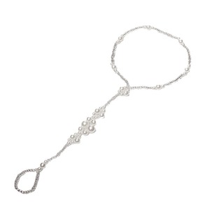 Tobillera de Perlas de Imitación Estilo Bohemia para Mujer, Cadena de Pie Elástica con Hilo, Joyería de Moda para Playa y Fiesta - Product Image 5