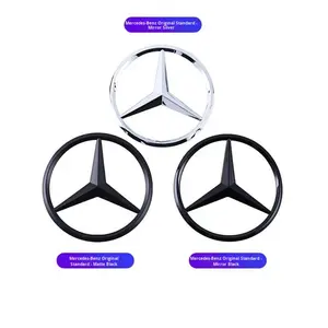 Matériau ABS de l'emblème de queue <span class=keywords><strong>Mercedes</strong></span>-Benz applicable pour la classe A Classe C Classe E Classe S C200 E300L GLC260L <span class=keywords><strong>Protection</strong></span> 2018-2019 - Product Image 1
