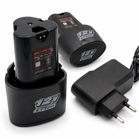 Taladro Inalámbrico HIDI de 12V, Ligero, con Batería de Iones de Litio, Juego de Taladro Manual con Brocas para Uso Doméstico