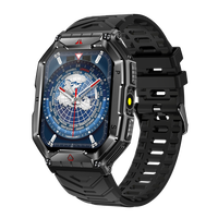 Reloj Inteligente Resistente de Moda 2024 KR82, Grado de Resistencia al Agua 1ATM, Reloj Inteligente para Hombre Compatible con Da Fit, Android e iOS