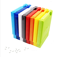 Coque de carte de jeu 72 broches pour étui de protection pour cartouche de jeu NES avec 3 vis