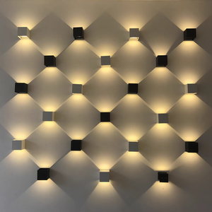<span class=keywords><strong>Applique</strong></span> <span class=keywords><strong>murale</strong></span> LED d'intérieur moderne avec <span class=keywords><strong>applique</strong></span> corporelle en aluminium haute luminosité <span class=keywords><strong>pour</strong></span> <span class=keywords><strong>escalier</strong></span> grand éclairage carré noir design - Product Image 4
