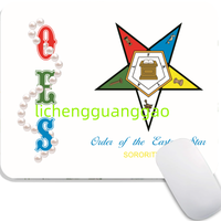 Tapis de souris carré Iota Phi Lambda Sorority, conception personnalisée, base en caoutchouc antidérapante, tapis de souris pour ordinateur