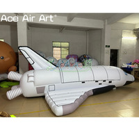 Modèle d'avion gonflable géant Présentoir de navette spatiale gonflable réaliste pour événements, expositions et promotions éducatives