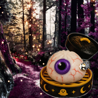 Jouet anti-stress Halloween en forme d'œil à presser, boîte surprise amusante, nouveauté Kawaii, doux, à remontée lente, sensoriel, cadeaux pour adultes, décoration apaisante