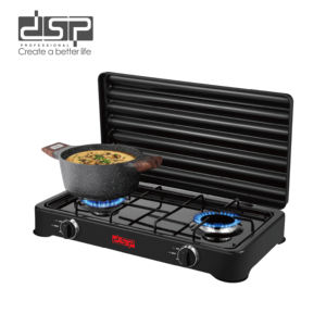 DSP Pro Choice, quemador de gas doble de 2.2KW - Revestimiento de esmalte de alta resistencia, placas extraíbles - Perfecto <span class=keywords><strong>para</strong></span> camping/RV/cocinas al aire libre - Product Image 1
