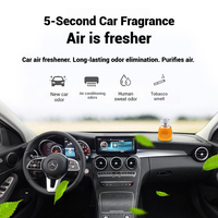 Diffuseur de parfum suspendu pour voiture, bouteille en verre liquide tendance avec bouchon rotatif, sans électricité, vente en gros