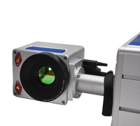Machine de marquage laser CO2 automatique DEMAC 30W 40W 60W pour films plastiques, bouteilles, boîtes, panneaux en bois, verre, impression de date, logo, code-barres, QR code.