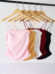 Top da Donna con <span class=keywords><strong>Spalline</strong></span> <span class=keywords><strong>Sottili</strong></span> e Scollo Quadrato, Vestibilità Aderente, in Tessuto Poliammide ed Elastan, Traspirante ed Ecologico - Product Image 4