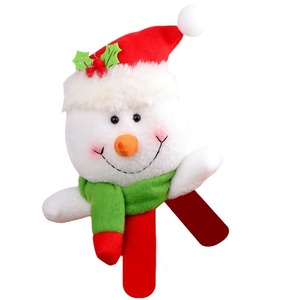 Bracelets en tissu de Noël transfrontaliers, décorations créatives pour enfants, motifs Père Noël, Bonhomme de neige, Renne, bracelets de dessin animé - Product Image 5