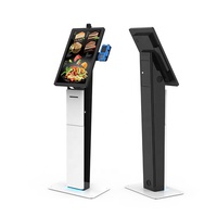 Kiosque de commande automatique interactif tout-en-un pour restaurants de restauration rapide avec paiement en libre-service