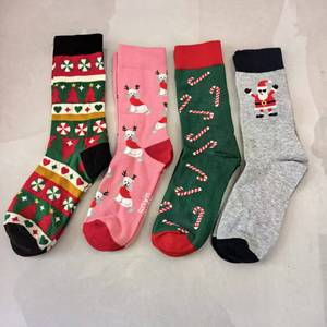 Lot de chaussettes déstockage pour femmes, chaussettes décontractées de Noël pour l'Asie du Sud-Est et l'Afrique, vente en gros - Product Image 3