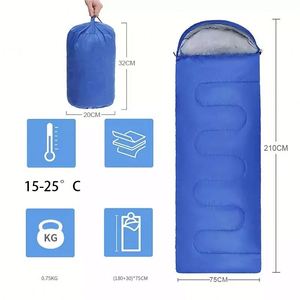 Sacs de couchage portables épais et chauds pour adultes, pour le camping en plein air et les voyages - Product Image 3