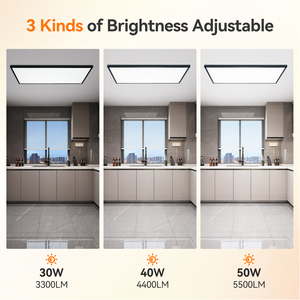 <span class=keywords><strong>ราคา</strong></span>ขายส่งจากโรงงาน <span class=keywords><strong>ไฟ</strong></span>แผง LED <span class=keywords><strong>2x4</strong></span> ขนาด 50W สว่างพิเศษ ติดตั้งบนพื้นผิว แบบบาง <span class=keywords><strong>ไฟ</strong></span>เพดานแบน 1200x600 ปรับความสว่างได้ เหมาะสำหรับสำนักงาน - Product Image 3