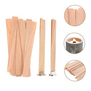 Mèche de bougie en coton tressé par taille, clip de base en métal <span class=keywords><strong>acajou</strong></span> mèche en bois de teck 2.5 dispositif de centrage outil - Product Image 3