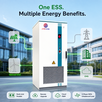 Système de stockage d'énergie solaire 120 kW 125 kW 261 kWh, commercial et industriel, avec batteries LiFePO4 241 kWh et armoire de refroidissement liquide