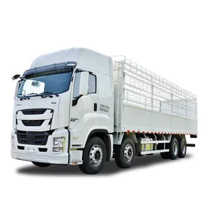 Giá rẻ ổ đĩa loại 8*4 Trung Quốc qingling ISUZU xe tải chở hàng 20 tấn hàng rào xe tải