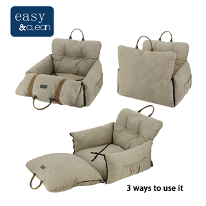 Bobbypet-cama multifuncional para mascotas, asiento de coche anticolisión, portátil, resistente al agua - Product Image 3