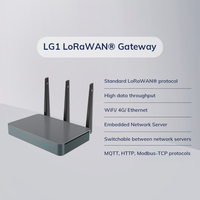 Passerelle industrielle intelligente 4G Lora Lte à faible consommation d'énergie Télécommande sans fil IoT Périphériques d'extrémité Lorawan Passerelle intérieure