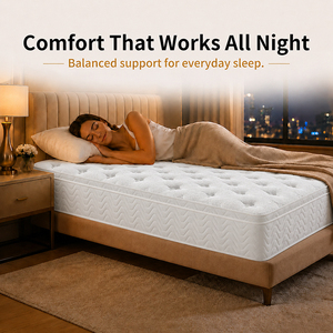 Wholesale Apartment Foam Pocket Spring Mattress <b>Roll</b> Pack Queen King Size - Product Image 3