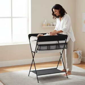 <span class=keywords><strong>Cambiador</strong></span> de Bebé Impermeable en Oferta, Mesa Cambiadora Plegable para Sala de Estar y Baño - Product Image 5