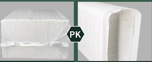 Vente en gros Essuie-mains couleur écru et blanc pour toilettes de restaurant et d'hôtel <span class=keywords><strong>Tisu</strong></span> Basah Mini 1 pli papier de soie pour les mains et le visage - Product Image 6