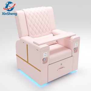 Top-Angebot: Rosa Pedikürestuhl für Saloneinrichtung – Fuß-<span class=keywords><strong>Spa</strong></span>-Stuhl mit Massage, Maniküre und klassischer Pediküre - Product Image 1