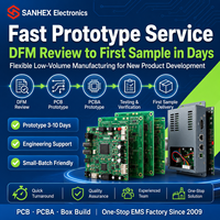 Fabricant OEM de PCBA SANHEX, assemblage de circuits imprimés IoT pour les appareils de serrures intelligentes et de prises intelligentes, fabrication de circuits imprimés SMT