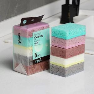 Paño Esponjoso de Limpieza de Cocina de Alta Densidad Antiadherente, Sostenible, con Absorción de Agua del 250%-500%, de Doble Cara, para Ollas y Tazones - Product Image 1