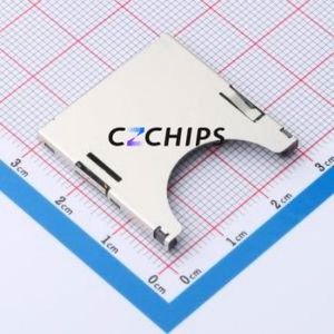 ZX-SD-482.9Y SD Card / Memory Card Connector SMD Connector Self-Return Type Standard SD Card Card Holder 1.8mm - Product Image 1
