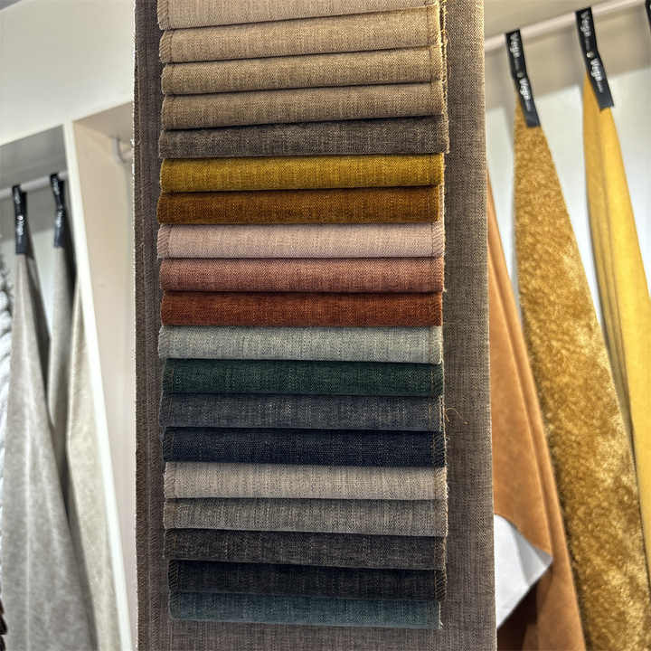 Best chenille cloth fabric polyester sofa for home textile sofa set