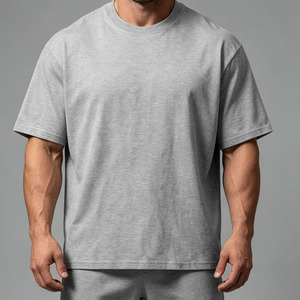 <span class=keywords><strong>Camiseta</strong></span> Deportiva de Gran Tamaño de Secado Rápido con Estampado, Ropa Deportiva para <span class=keywords><strong>Hombre</strong></span>, Cuello Redondo, <span class=keywords><strong>Camiseta</strong></span> Deportiva de <span class=keywords><strong>Manga</strong></span> Corta para <span class=keywords><strong>Hombre</strong></span> - Product Image 5