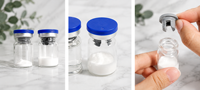 Collagène humain recombinant de type III de haute pureté, poudre lyophilisée, hydratant doux pour la peau, 150 g, pour soins de la peau du visage de qualité supérieure