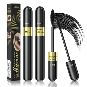 Pestañas Postizas 2 en 1, Fibra de Seda 4D, Rímel Negro, Resistente al Agua, Alargador de Pestañas, Volumen Express - Product Image 4