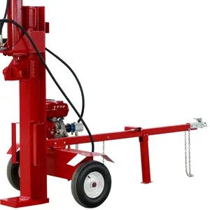 Hot Jq 22Ton-50Ton Splitsingslengte 610Mm 1050Mm 6,5 Pk Benzine Of Dieselmotor Hydraulische Log Splitter Bosmachine