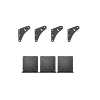 Personalizado DIY ajustable 3 TV Monitor montaje brazo múltiple pantalla soporte Triple Monitor soporte para perfil Alu Sim Racing Cockpit