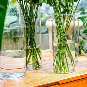<span class=keywords><strong>Vase</strong></span> à fleurs cylindrique transparent en acrylique, incassable, <span class=keywords><strong>grand</strong></span> <span class=keywords><strong>vase</strong></span> en plastique pour centres de table de mariage, décoration hydroponique - Product Image 4