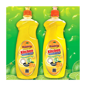 Liquide vaisselle naturel au citron, formule dégraissante pour cuisine, solution de nettoyage écologique, vente en gros pour les marchés d'Asie et d'Afrique - Product Image 1