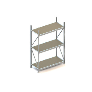 Scaffale di base a grande apertura con ripiani in truciolato, altezza 2200 mm, 3 livelli - Product Image 1