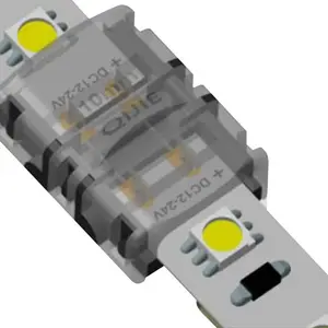 Lampada da soffitto a LED da incasso 3528 5050 striscia led RGB da maschio a femmina terminale connettore filo linea terminale