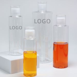 Wholesale Empty 150ml <b>200ml</b> Flat Shoulder Skincare Toner <b>Bottle</b> Lotion Plastic Pet Shampoo <b>Bottles</b> Cosmetics <b>Bottle</b> with Top Cap - Product Image 1