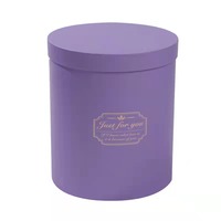 Großhandel Pink Zylinder Verpackung Hochzeit Geschenkbox/Deckel und Boden Uni Karton Rosenblumen Verpackung Leer für Runde Hutschachtel Röhre